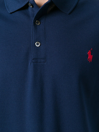 P.o-L.O R.A-L.P.H L.A.U-R.E.N Mesh Polo Shirt Custom Slim Fit  Newport