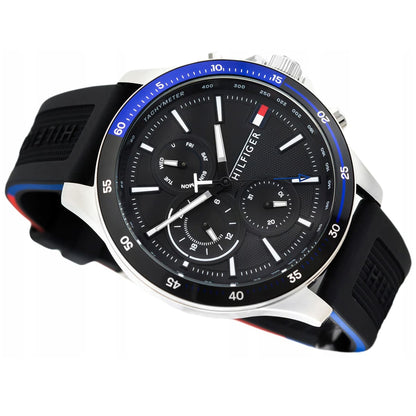 T.O-M.M-Y H-I.L.F-I.G-E.R WATCH 1791724 BLACK FOR MEN