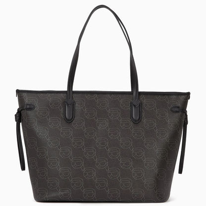 K.A-R.L L.A.G.E-R.F.E.L.D TOTE BAG BLACK FOR WOMEN