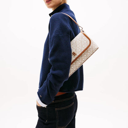 T-o.m-m.y H.i-l.f-i.g-e.r Monoplay Flap Shoulder Bag BEIGE FOR WOMEN