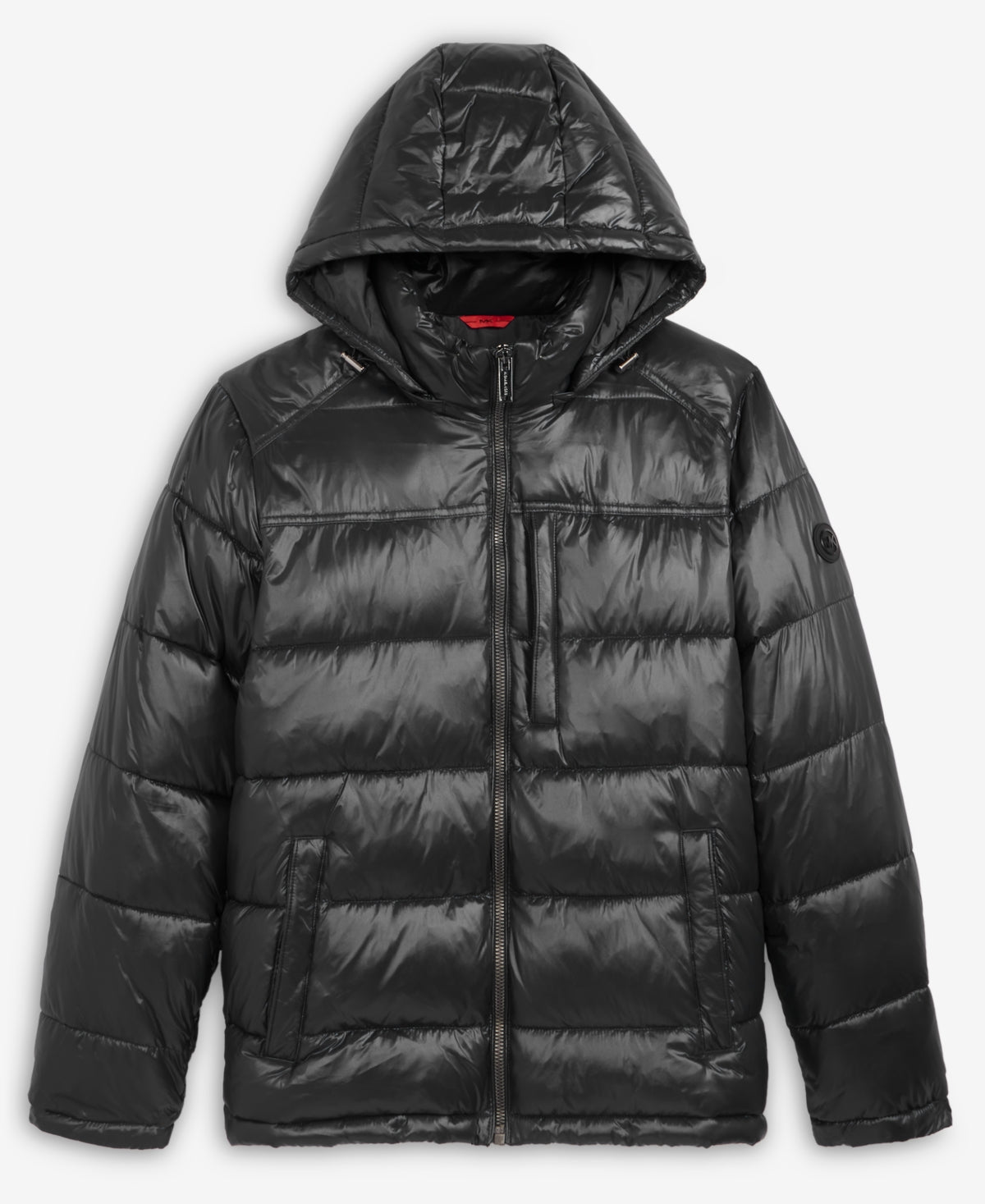 M_i.c.h.a..e.l. K.o.r.s. Men's Puffer SHINY PUFFER JACKET - Winter jacket - Black/Navy/True Blue