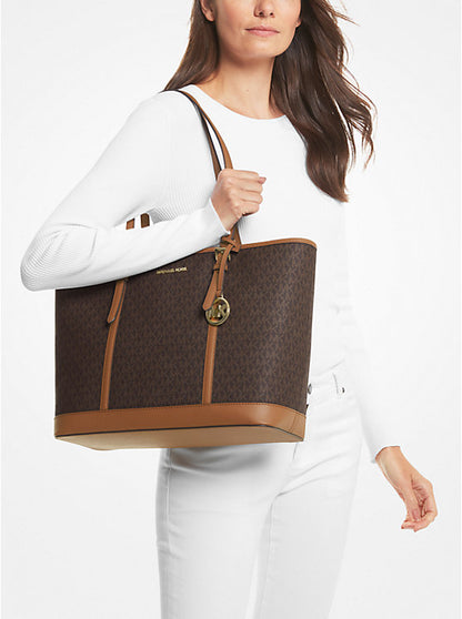 M.I-C.H-A.E.L K.O-R.S SHOULDER BAG 35S0GTVT1V BROWN MONOGRAM FOR WOMEN