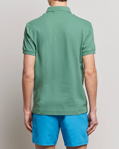 L.a.C.O-S.T.E P.O.L.O shirt Slim Fit Paris Stretch Pique Polo Shirt Light Green/Blue/Green/Purple/Light Blue/Navy Blue