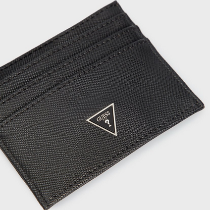 G.U-E.S.S CARDHOLDER SMCRTOLEA25-BLACK FOR MEN