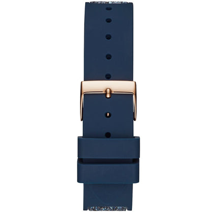 G-U-E-S-S WATCH W1096L4 DARK BLUE ROSE GOLD FOR WOMEN