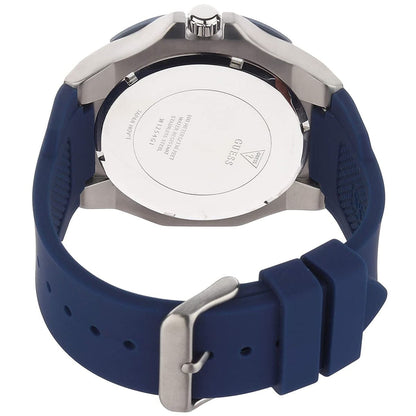 G-U-E-S-S WATCH W1254G1 DARK BLUE&SILVER FOR MEN