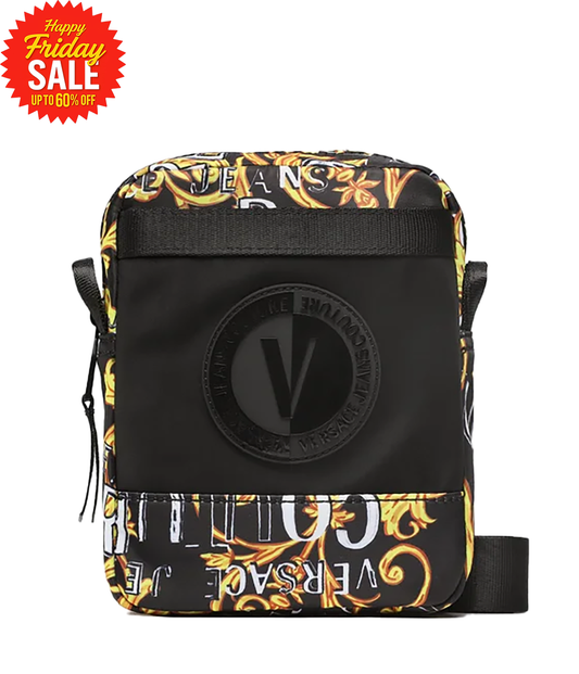 V-E-R-S-A-C-E J-E-A-N-S C-O-U-T-U-R-E CROSSBODY BAG