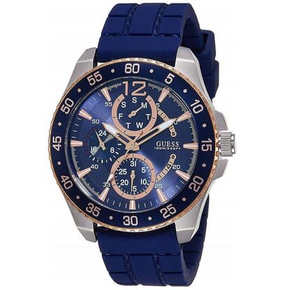 G-U-E-S-S WATCH W0798G2 DARK BLUE&SILVER FOR MEN