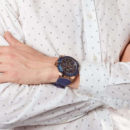 G-U-E-S-S WATCH W1254G3 DARK BLUE FOR MEN