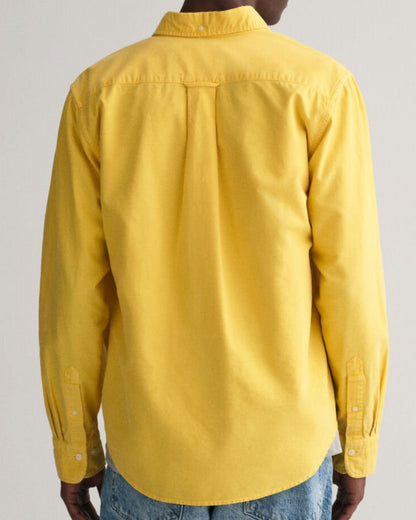 G.a.N.T Reg Ut Brushed Oxford Shirt Regular Fit Parchment Yellow