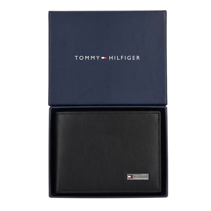 T.O.M-M.Y H.I.L.F-I.G.E.R WALLET BLACK FOR MEN