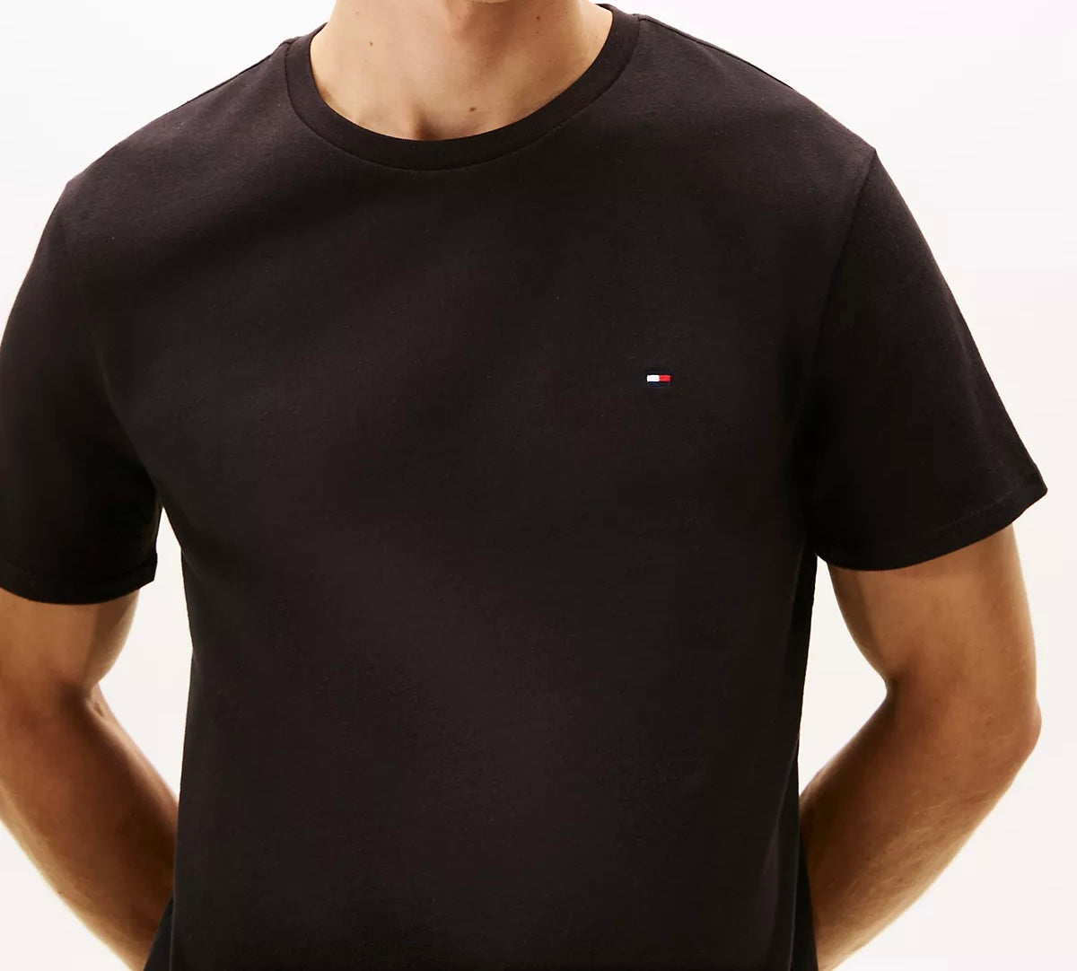 T.o.M.M-Y H.I.L.F.I.G-E.R Men's Crewneck Flag T-Shirt