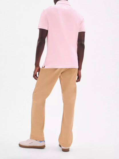 T.O.m-M.Y H.I.L.F.I.G.E.R Polo THE ORIGINAL FITTED PIQUE SS RUGGER Pink/Black