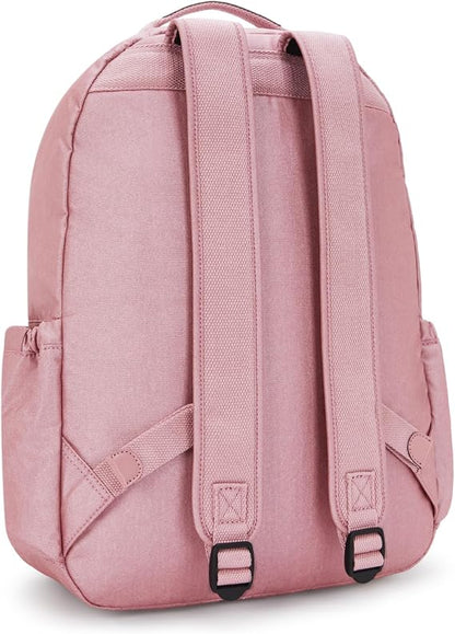 K.I.P.L.I-N.G BACKPACK KI5210 METALLIC SILVER  SPLICING