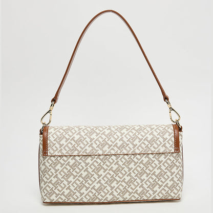 T-o.m-m.y H.i-l.f-i.g-e.r Monoplay Flap Shoulder Bag BEIGE FOR WOMEN