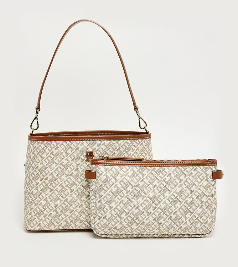 T.o.m.m.y H.i.l.f.i.g.e.r Monoplay Shoulder Bag with Pouch