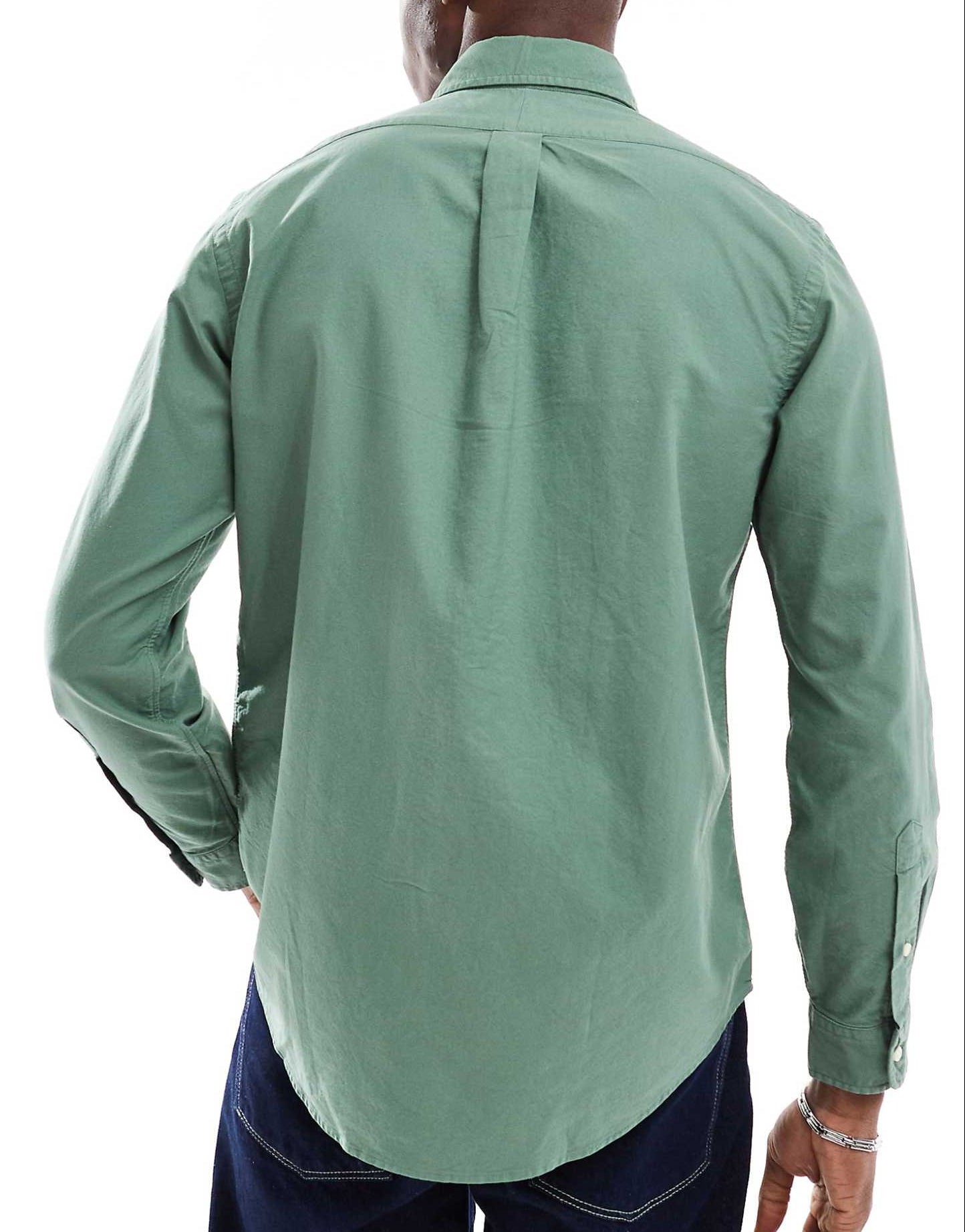 P.o.l.o R.a.l.p.h L.a.u.r.e.n icon logo custom fit shirt in Green