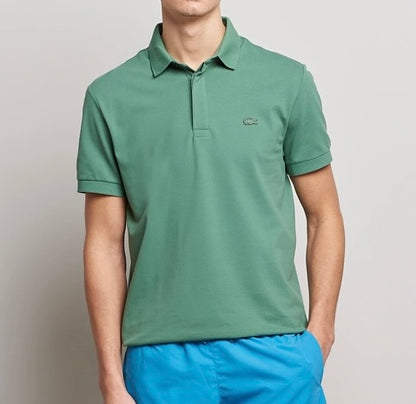 L.a.C.O-S.T.E P.O.L.O shirt Slim Fit Paris Stretch Pique Polo Shirt Light Green/Blue/Green/Purple/Light Blue/Navy Blue