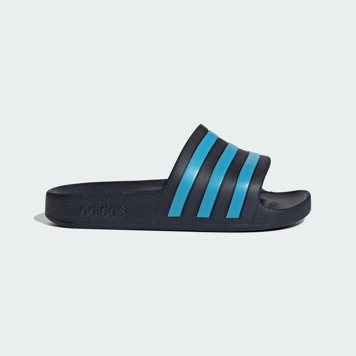 A-D-I-D-A-S Slide Sandals EG1757 BLACK & BLUE