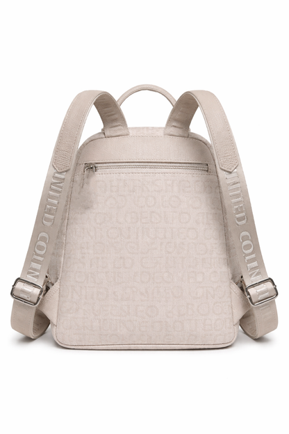 U.n.i.t.e.d C.o.l.o.r.s of B.e.n.e.t.t.o.n BACKPACK BAG BEIGE MONOGRAM FOR WOMEN
