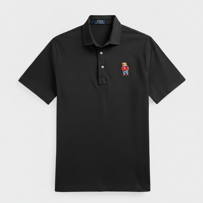 P.O.L.O R.A.L.P.H L.A.U.R.E.N Custom Fit Polo Bear Mesh Polo Shirt