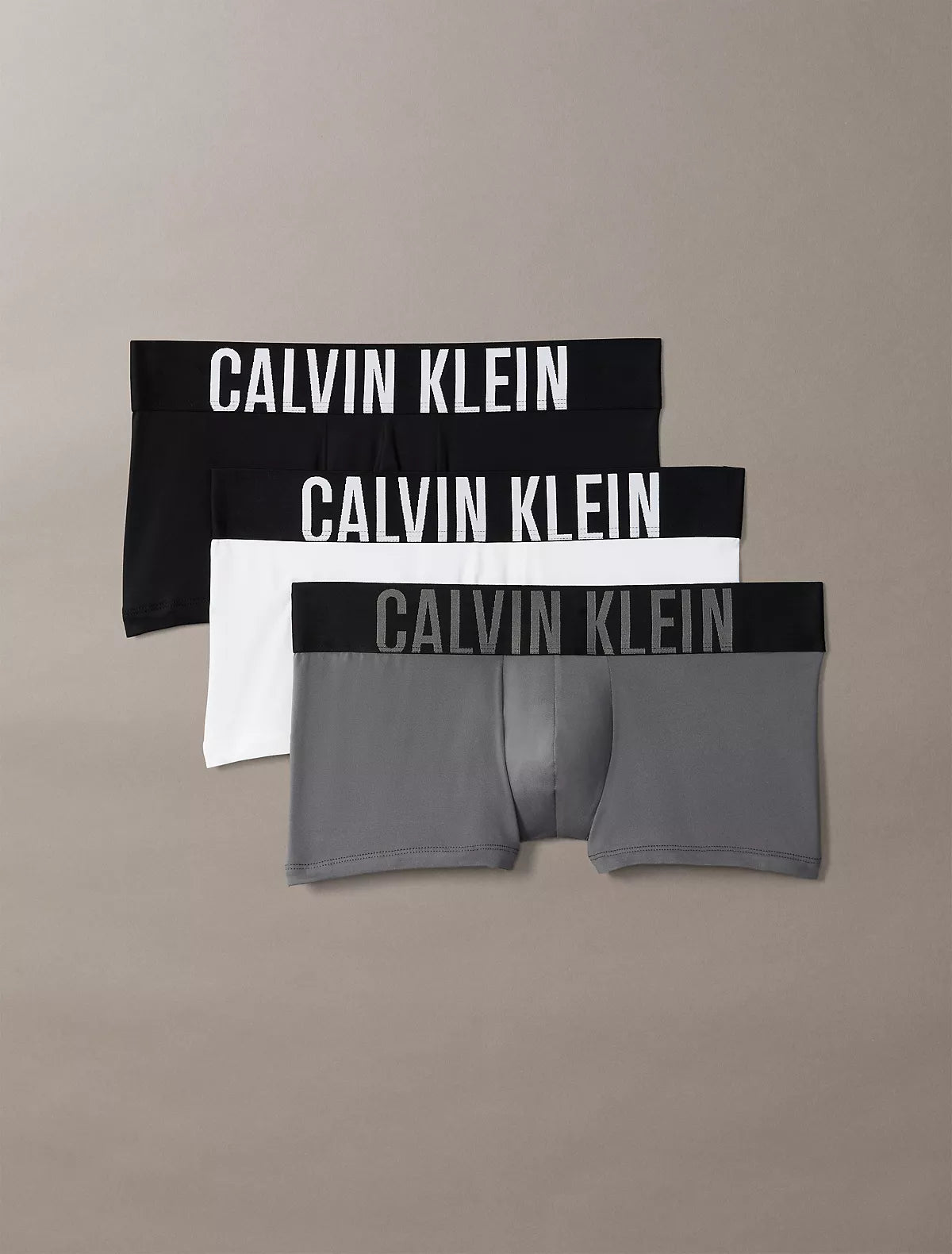 C.a-L.V.I.N. K.L.E/I.N. Icon Cotton Stretch 3-Pack Low Rise Trunks (Multi Color)