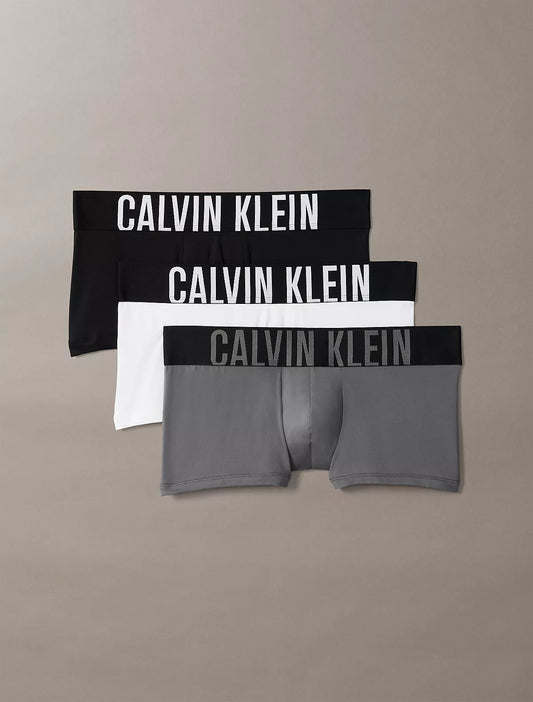 C.a-L.V.I.N. K.L.E/I.N. Icon Cotton Stretch 3-Pack Low Rise Trunks (Multi Color)