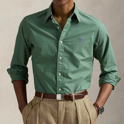 P.o.l.o R.a.l.p.h L.a.u.r.e.n icon logo custom fit shirt in Green