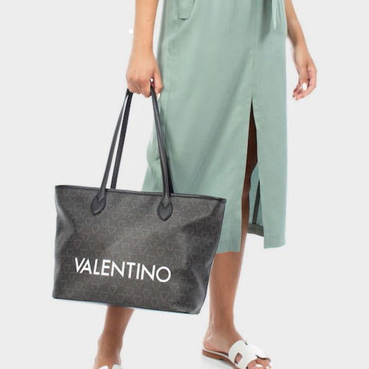 V-A-L-E-N-T-I-N-O SHOULDER BAG VBS3KG01R BLACK FOR WOMEN