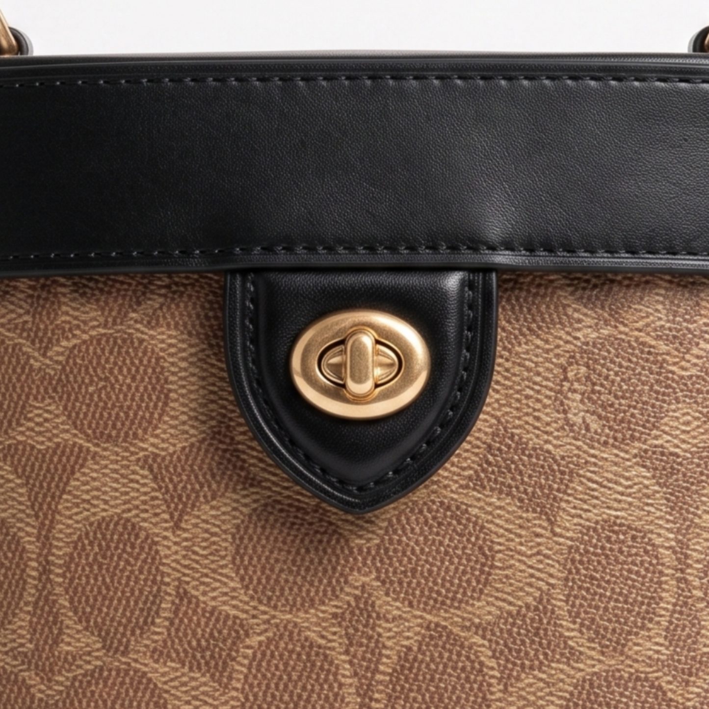 C-O-A-C-H MAKEUP BAG CBQ35 HAVAN MONOGRAM&BLACK FOR WOMEN