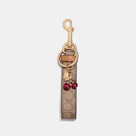 C-O-A-C-H Loop Key Fob In Signature Canvas