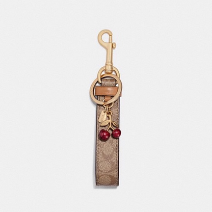 C-O-A-C-H Loop Key Fob In Signature Canvas