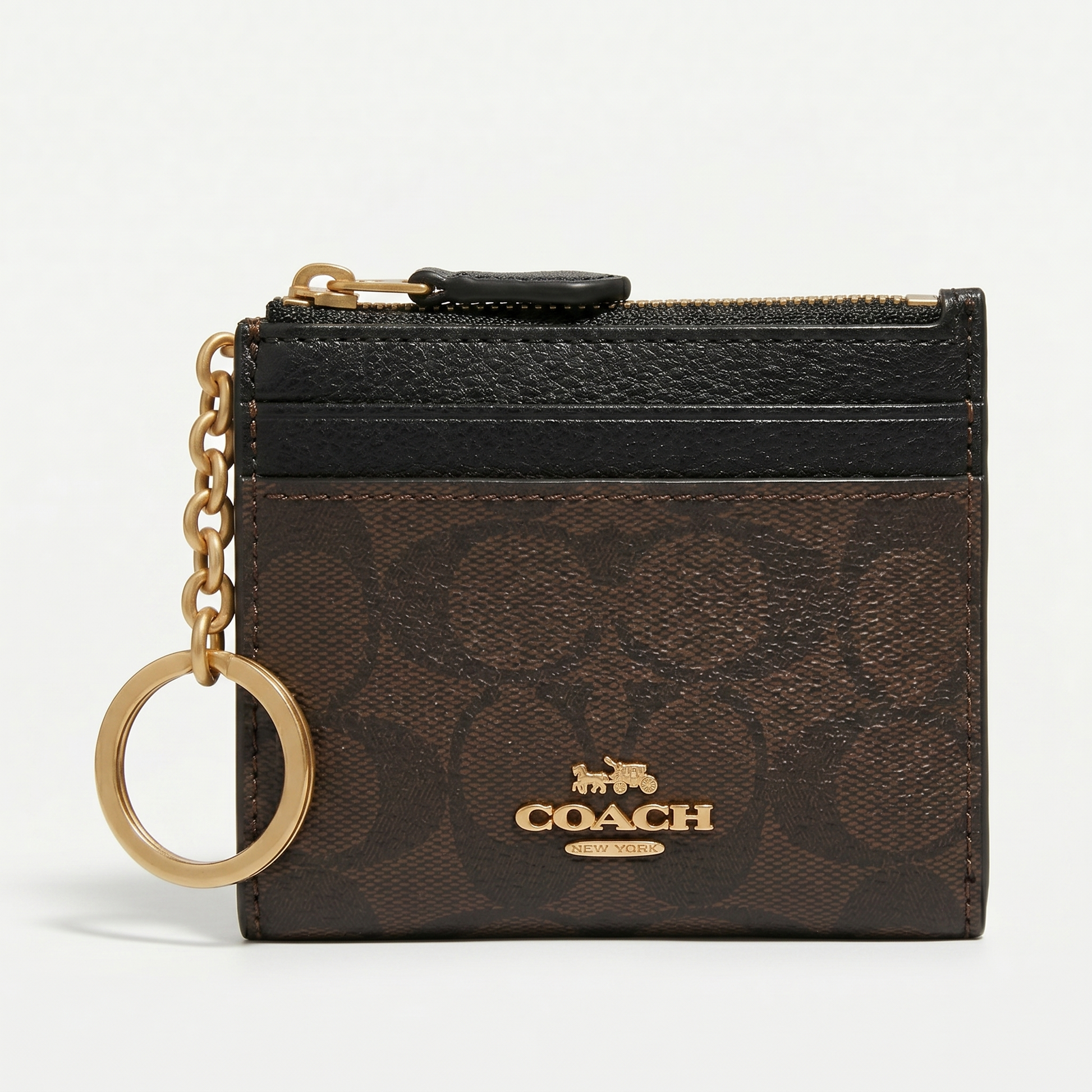 COACH CARDHOLDER F88208 BROWN&BLACK MONOGRAM FOR WOMEN in Egypt