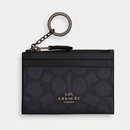 COACH CARDHOLDER F88208 GRAY&BLACK MONOGRAM FOR WOMEN in Egypt