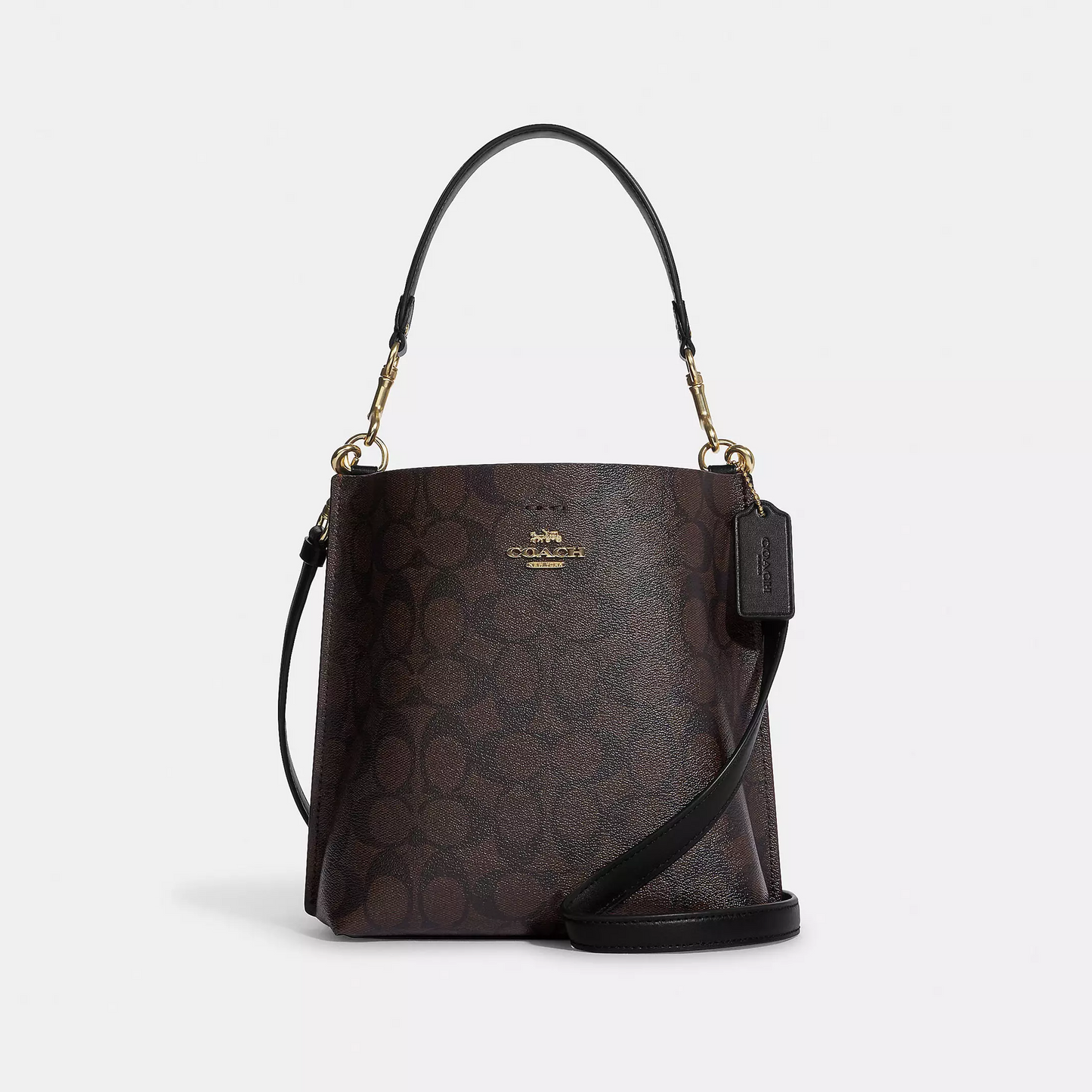 COACH CROSSBODY BAG CA582 BROWN&BLACK MONOGRAM FOR WOMEN in Egypt