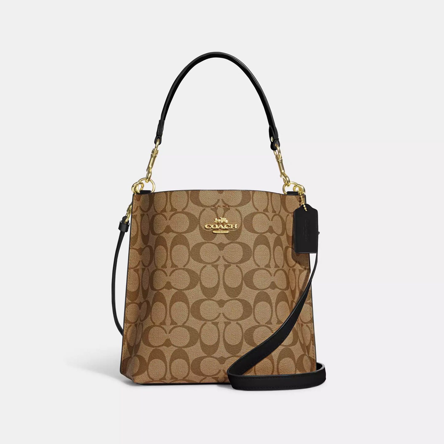 COACH CROSSBODY BAG CA582 HAVAN&BLACK MONOGRAM FOR WOMEN in Egypt