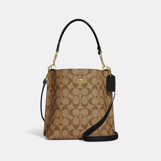 COACH CROSSBODY BAG CA582 HAVAN&BLACK MONOGRAM FOR WOMEN in Egypt