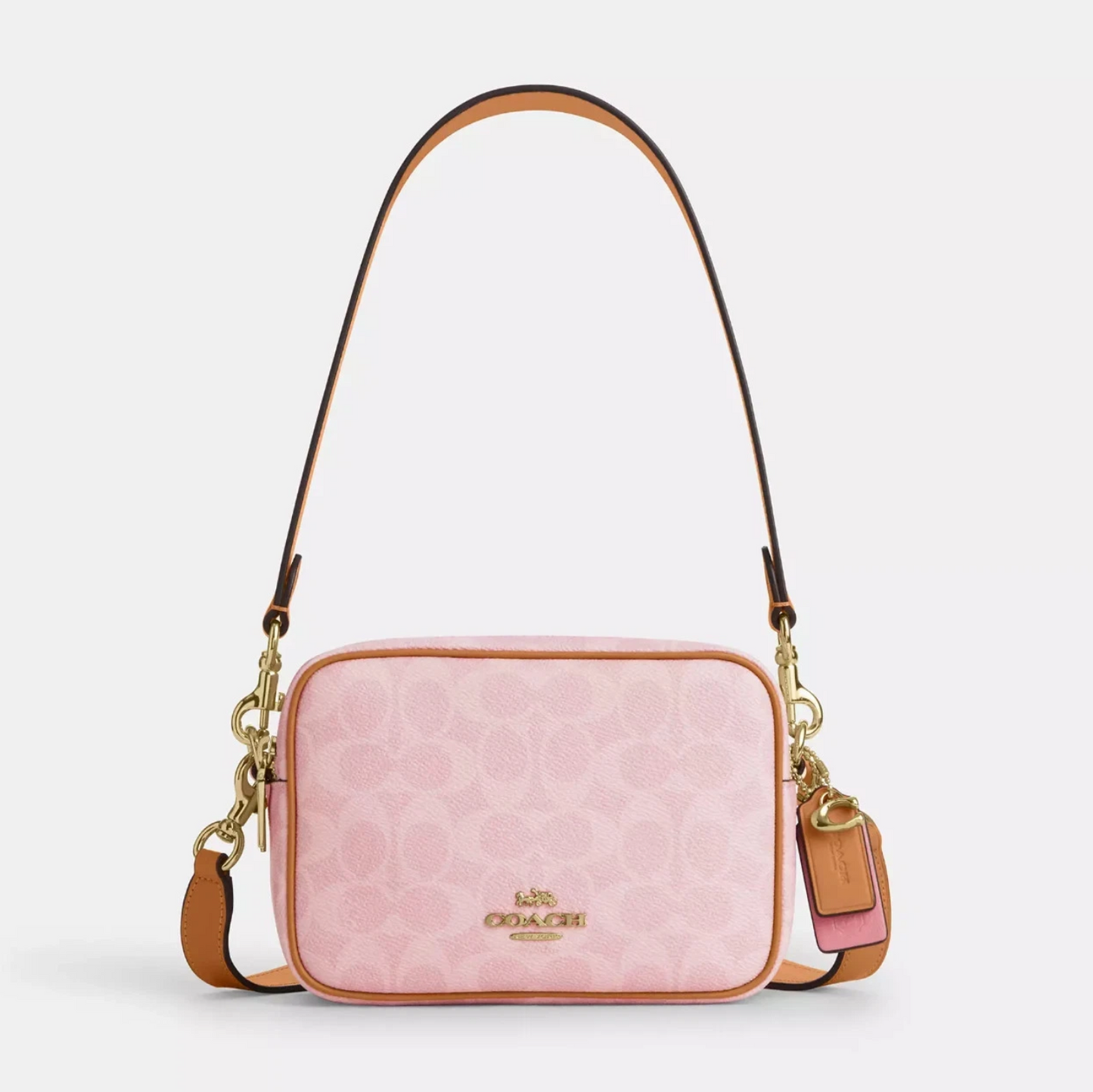 COACH CROSSBODY BAG CEK74 PINK MONOGRAM FOR WOMEN in Egypt