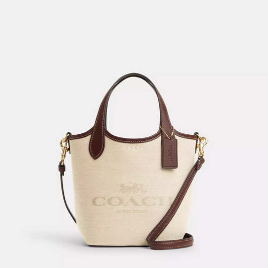 COACH CROSSBODY BAG CR169 BEIGE&BROWN FOR WOMEN in Egypt