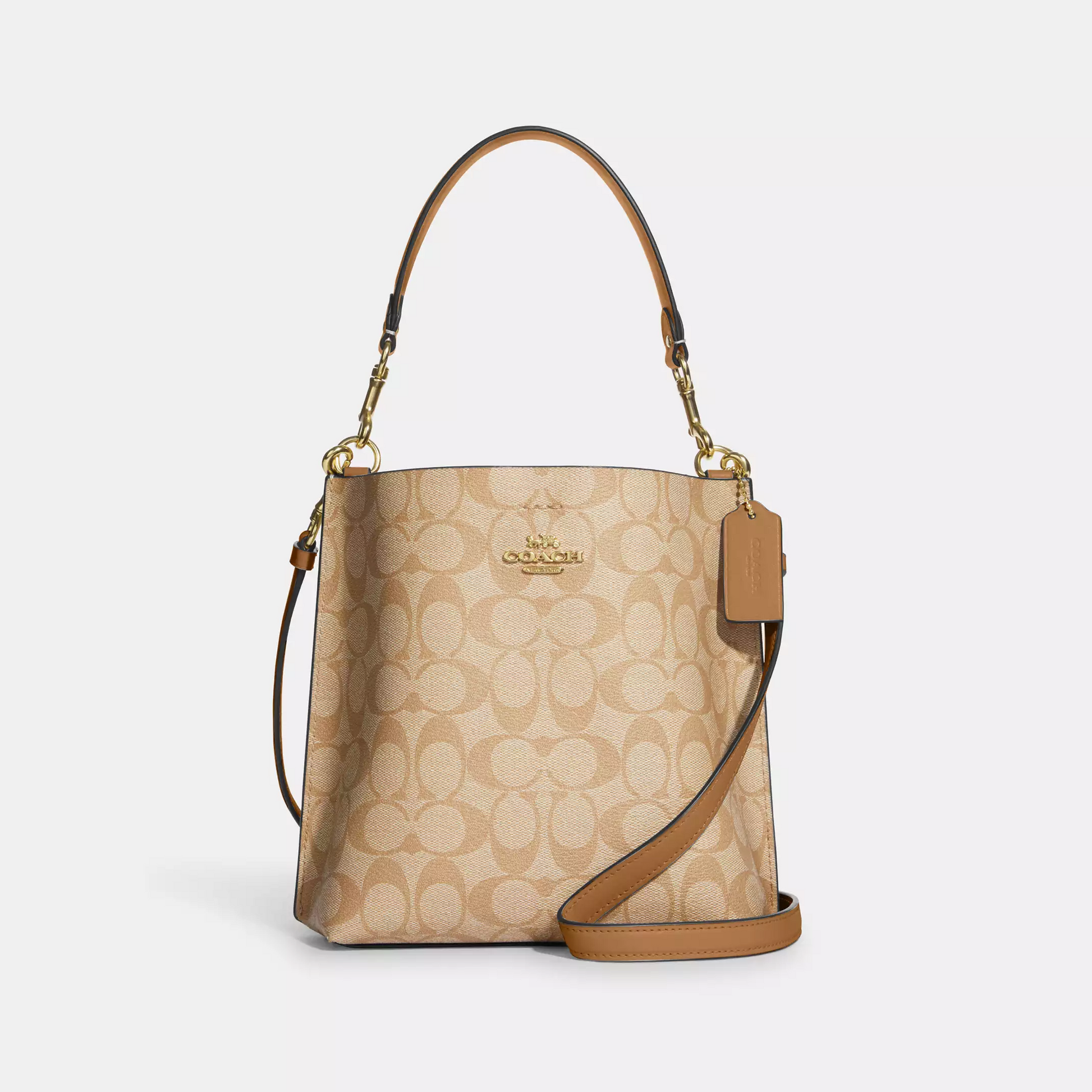 COACH CROSSBODY BAG KHAKI&CHALK MONOGRAM FOR WOMEN in Egypt