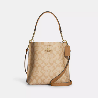 COACH CROSSBODY BAG KHAKI&CHALK MONOGRAM FOR WOMEN in Egypt
