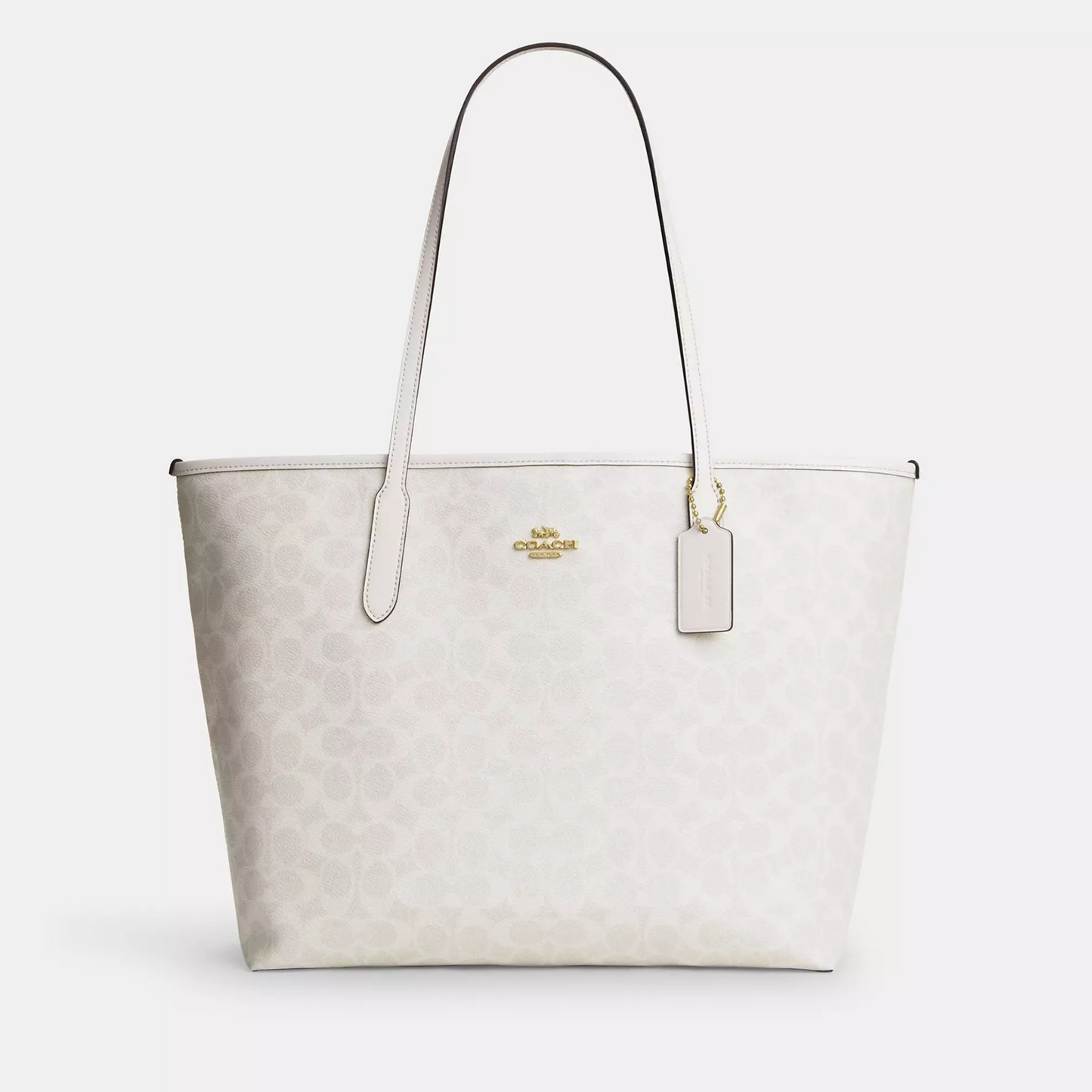 COACH SHOULDER BAG 5696 OFF WHITE MONOGRAM FOR WOMEN in Egypt 