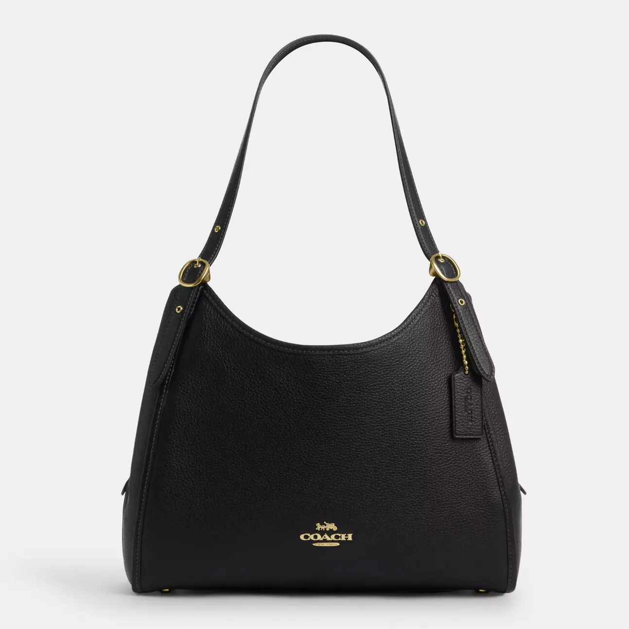 COACH SHOULDER BAG CAQ86 BLACK FOR WOMEN in Egypt