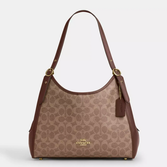 COACH SHOULDER BAG CAQ87 BROWN&HAVAN MONOGRAM FOR WOMEN in Egypt