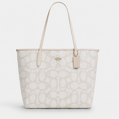 COACH SHOULDER BAG CBH89 BEIGE(IVORY)MONOGRAM FOR WOMEN in Egypt