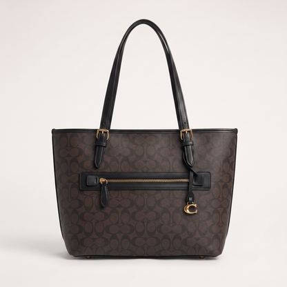 COACH SHOULDER BAG CC402 BROWN MONOGRAM FOR WOMEN in Egypt