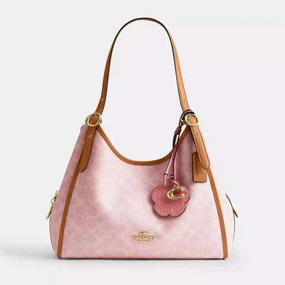 COACH SHOULDER BAG CEL13 PINK MONOGRAM FOR WOMEN in Egypt