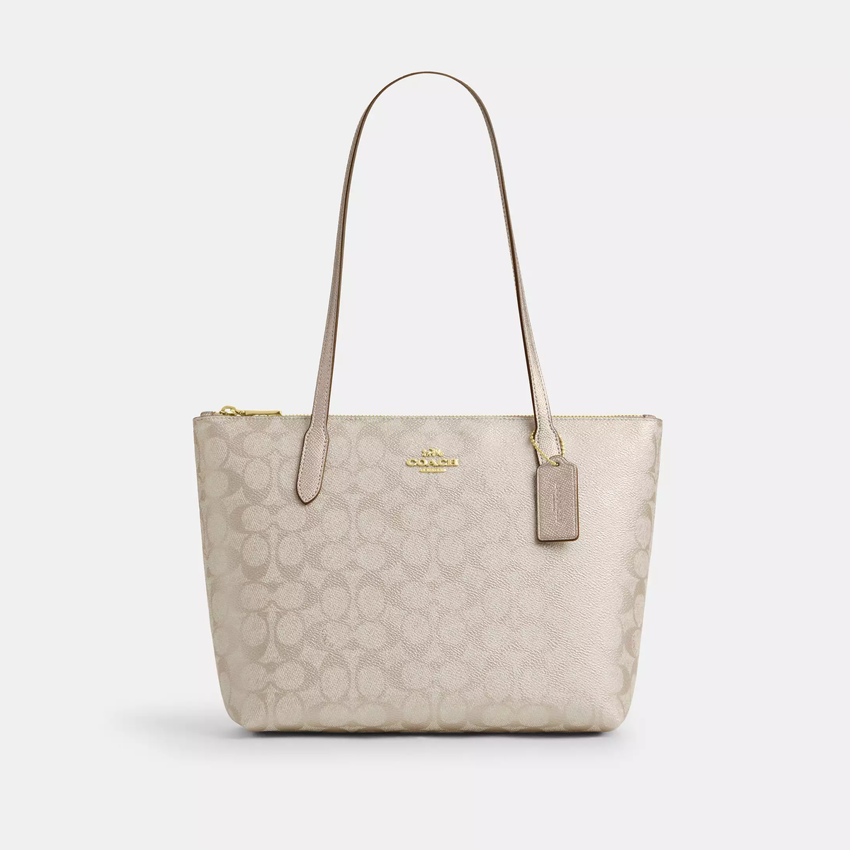 COACH SHOULDER BAG CW396 GOLD MONOGRAM (Gold/Champagne  Multi) FOR WOMEN in Egypt