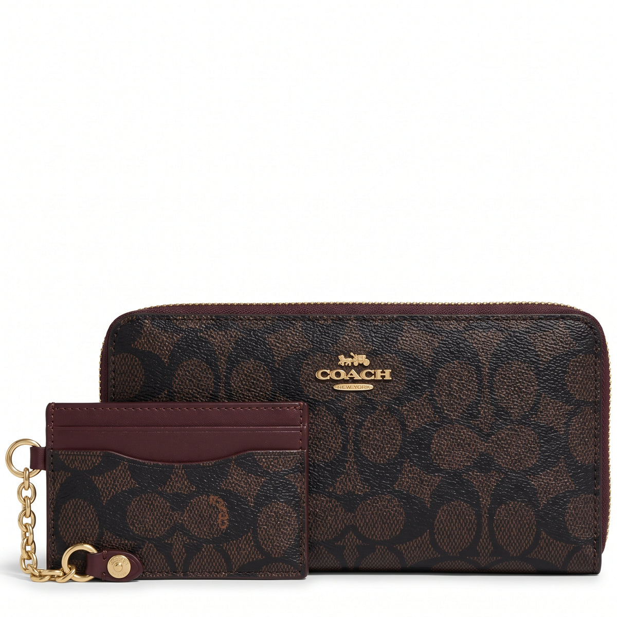 COACH WALLET&CARDHOLDER CBZ99 BROWN MONOGRAM FOR WOMEN in Egypt
