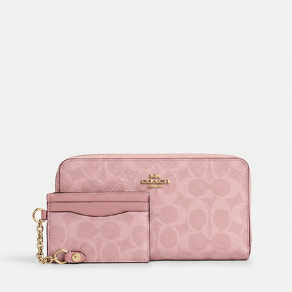 COACH WALLET&CARDHOLDER CBZ99 PINK MONOGRAM FOR WOMEN in Egypt